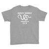 Guccify Yourself White Black White Youth Tee