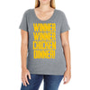 Winner Winner Chicken Dinner Ladies Curvy T-Shirt