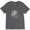 torn rib cage V-Neck Tee