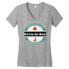 want to ken diversion heineken Women's V-Neck T-Shirt
