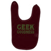 geek goddess kelly green Baby Bibs