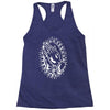 praying hands cross mary rock band baseball jersey Racerback Tank