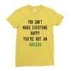 You Can't Make Everyone Happy You're Not an Avacado Ladies Fitted T-Shirt