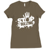 stop bullying Ladies Fitted T-Shirt
