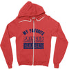 my favorite disney princess is my girlfriend Zipper Hoodie