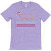 neon sign california republic flag bear T-Shirt