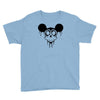 dead mickey mouse halloween Youth Tee