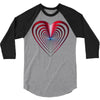 love red best 3/4 Sleeve Shirt