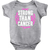 strong than cancer Baby Bodysuit