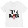 team damon salvatore V-Neck Tee