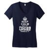 Keep Calm And Let Michael Handle IT Women's V-Neck T-Shirt