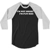 i'm not short i'm fun sized, funny 3/4 Sleeve Shirt