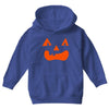 fun face pumpkin Youth Hoodie