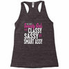 classy sassy Racerback Tank