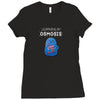 better learning through osmosis Ladies Fitted T-Shirt