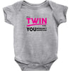It's A Twin Thing Baby Onesie