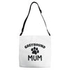 greyhound mum Adjustable Strap Totes