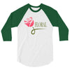floral 3/4 Sleeve Shirt
