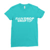 rain drop Ladies Fitted T-Shirt