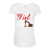 Just A Girl In Love With Her Heavy Equipment Operator Maternity Scoop Neck T-shirt