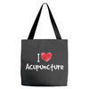 I Love Acupuncture Tote Bags