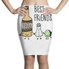 tequila   best friends Pencil Skirts