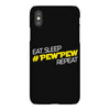 eat, sleep, pewpew, repeat iPhoneX Case