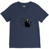 Halloween Cat V-Neck Tee
