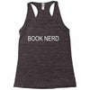 book nerd Racerback Tank