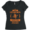 I am a Leukemia Cancer Survivor - What's Your Superpower? Women's Triblend Scoop T-shirt
