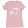 trek wars womens funny Ladies Fitted T-Shirt