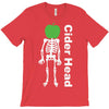 ciderhead cider drinking skeleton and apple T-Shirt