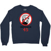 Impeach 45 Stop Trump Crewneck Sweatshirt
