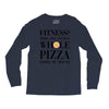 fitness  more like fitness whole pizza inside my mouth Long Sleeve Shirts