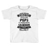 Super Cool Pops Of A Freaking Awesome Grandson Toddler T-shirt