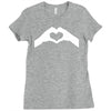 love hands Ladies Fitted T-Shirt