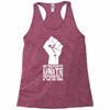 introverts unite separately in your own homes Racerback Tank