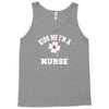 Kiss Me I Am A Nurse St Patricks Day Design Tank Top
