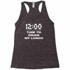 time to drink my lunch Racerback Tank