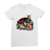 drawing some insects Ladies Fitted T-Shirt