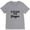 tis the season to be preggers baseball V-Neck Tee