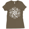 rltw bicycle circle kaleidospoke Ladies Fitted T-Shirt