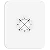 Compass Whit Circle Mousepad