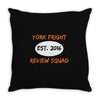 york fright review squad Throw Pillow