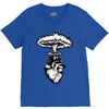 heart and nuclear explosion V-Neck Tee