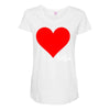 Besties Heart Family Matching Maternity Scoop Neck T-shirt