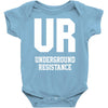 underground resistence Baby Onesie