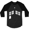blue boxes 3/4 Sleeve Shirt