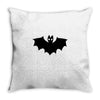 black bad Throw Pillow