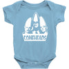 coneheads   eierkopf retro kult serie lustig dickkopf glatze Baby Onesie